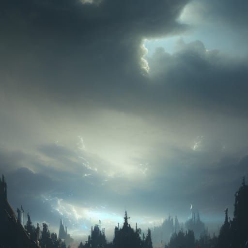 Heavenly Clouds: A Dark Fantasy Masterpiece