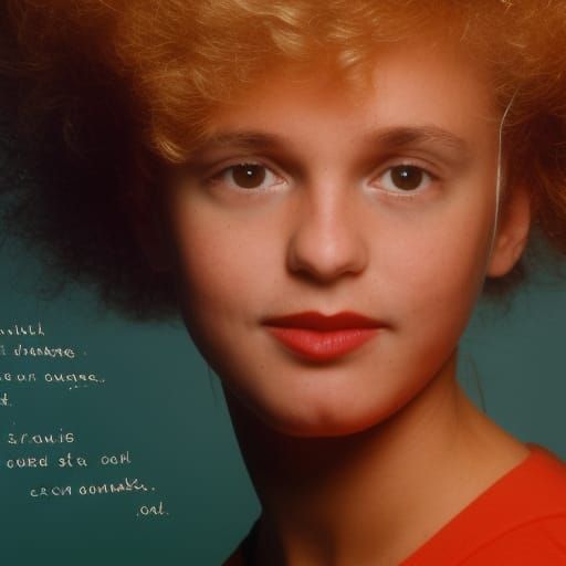 1980s Yearbook photo