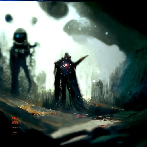 Sinister Outer Space Art