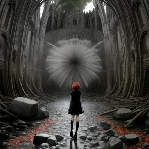 Abstract Image of Light Refraction