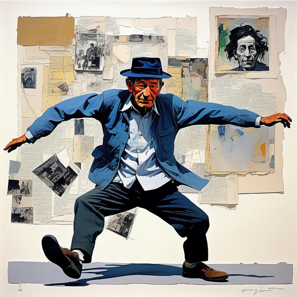 Mr. Podgaets: Chaotic Stumbling in Abstract Expressionism