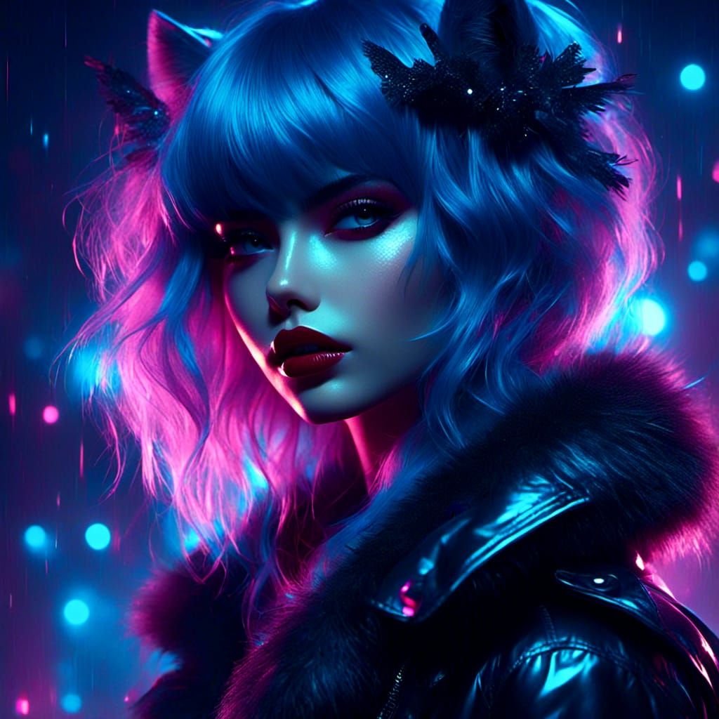 Abstract AI Art with LoRA Model Combinations