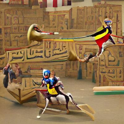 Egyptian Chariot Jousting Tournament