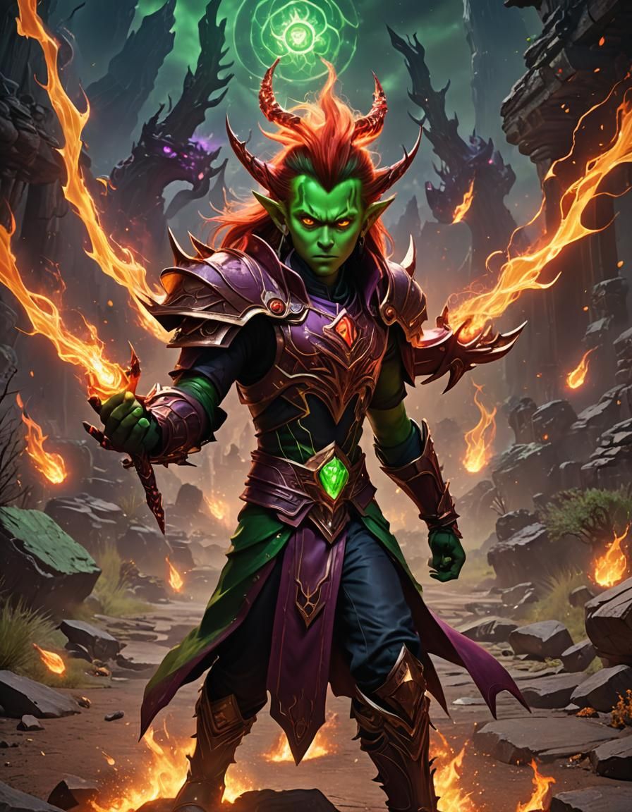 Kael'thas Sunstrider Cosplay in Outlands, Digital Art