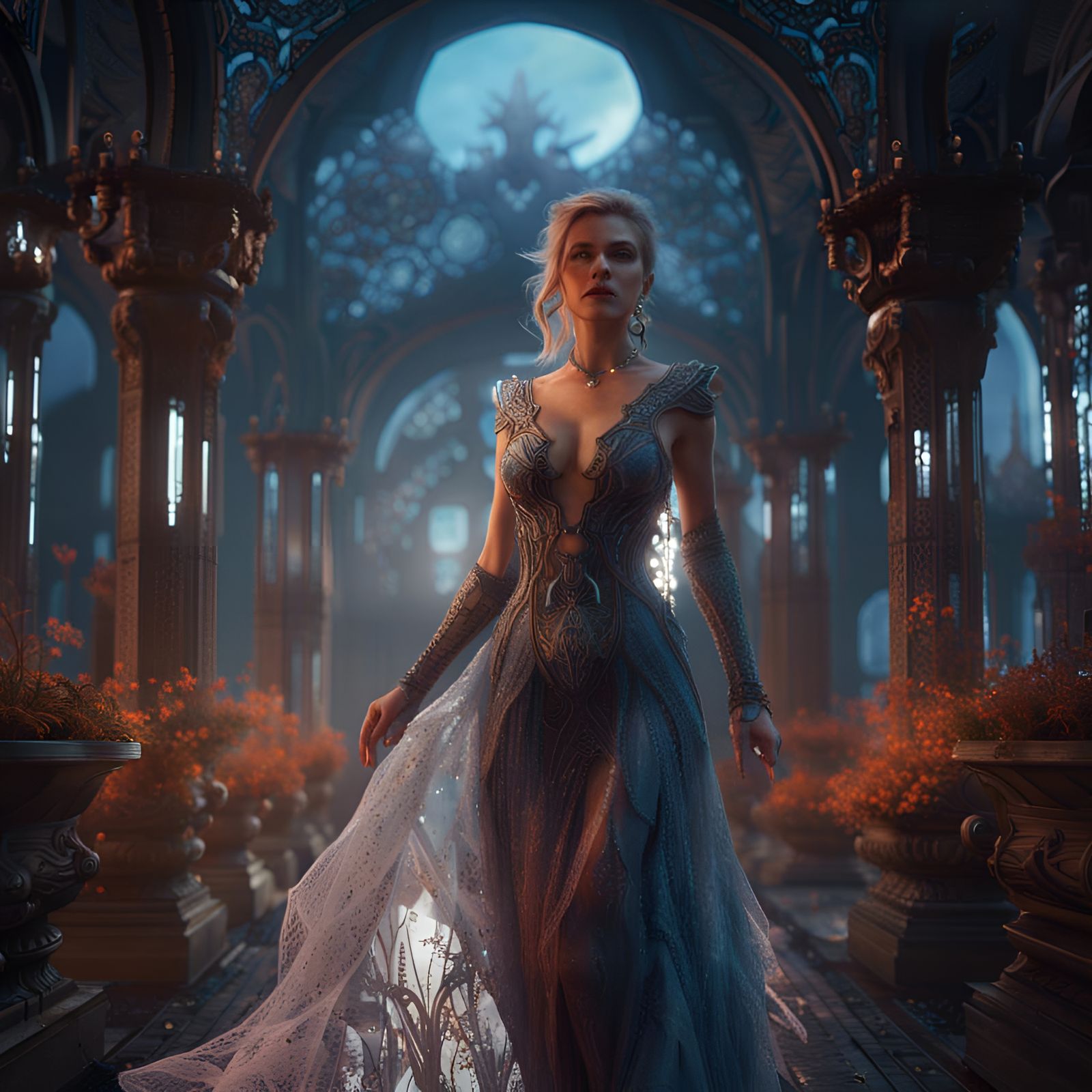 Inside the temple on Laeran, that's where I heard it