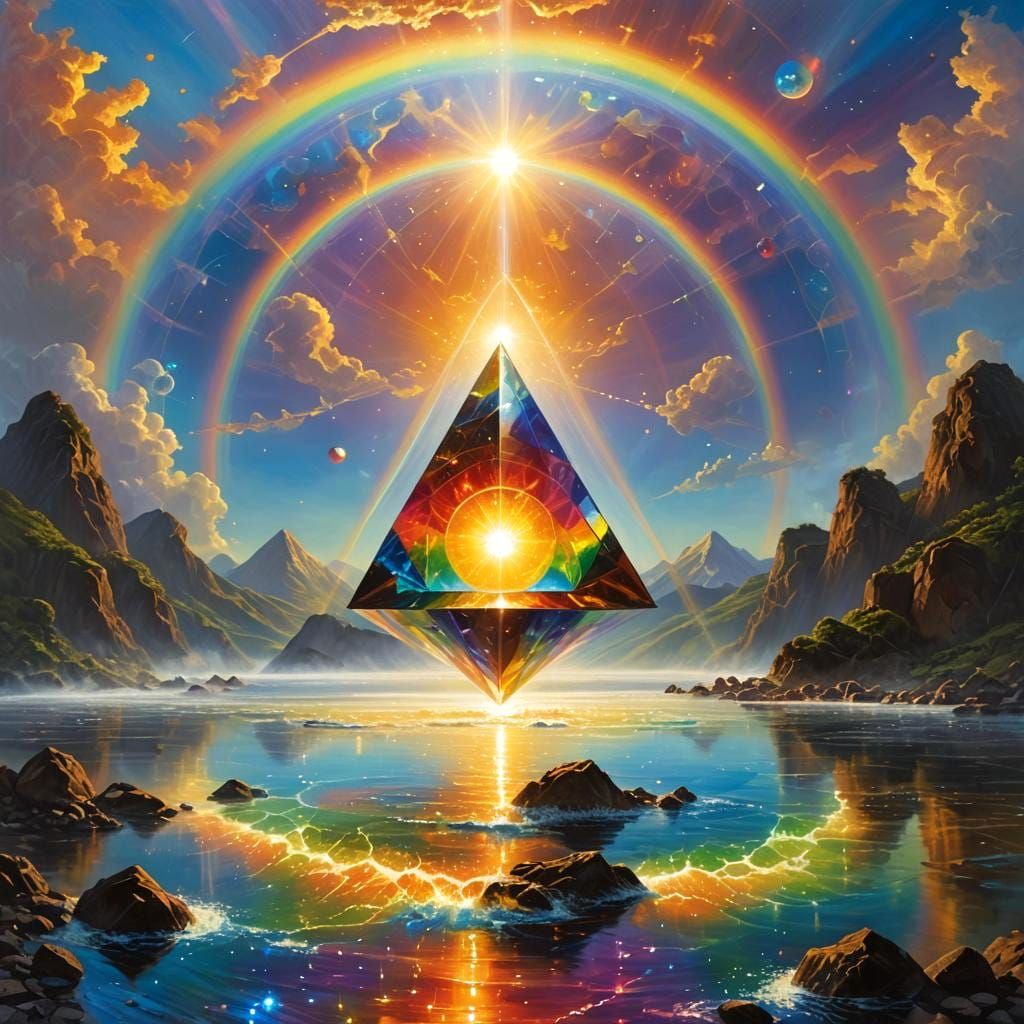 Sun Destroys River with Divine Energy Beams