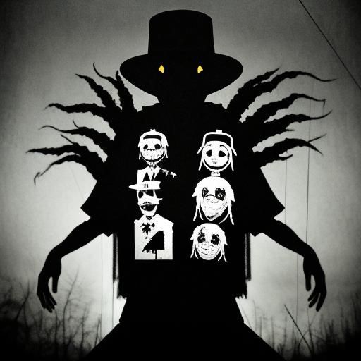 Dark Art: Puppet Master in Double Exposure