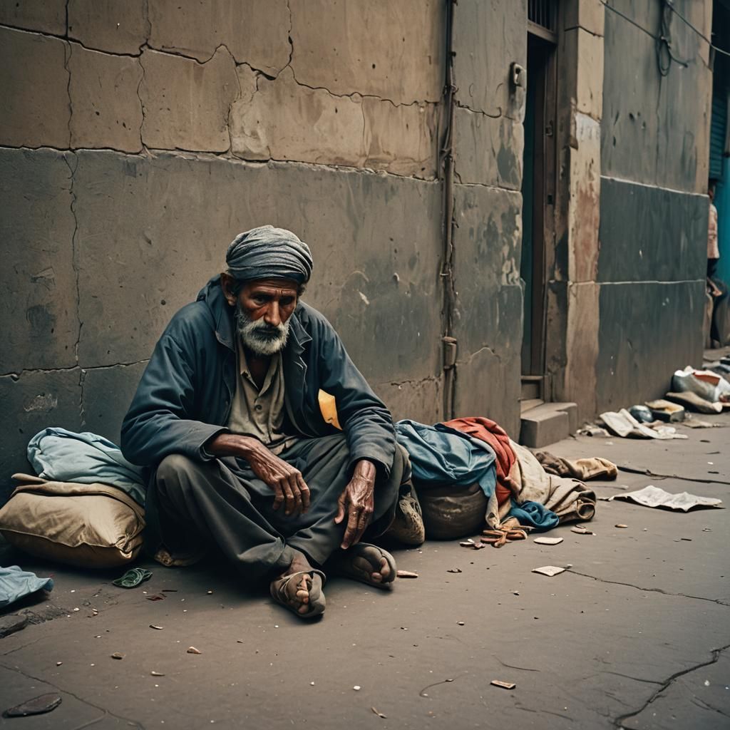 Homelessness in India: Cinematic Film Still
