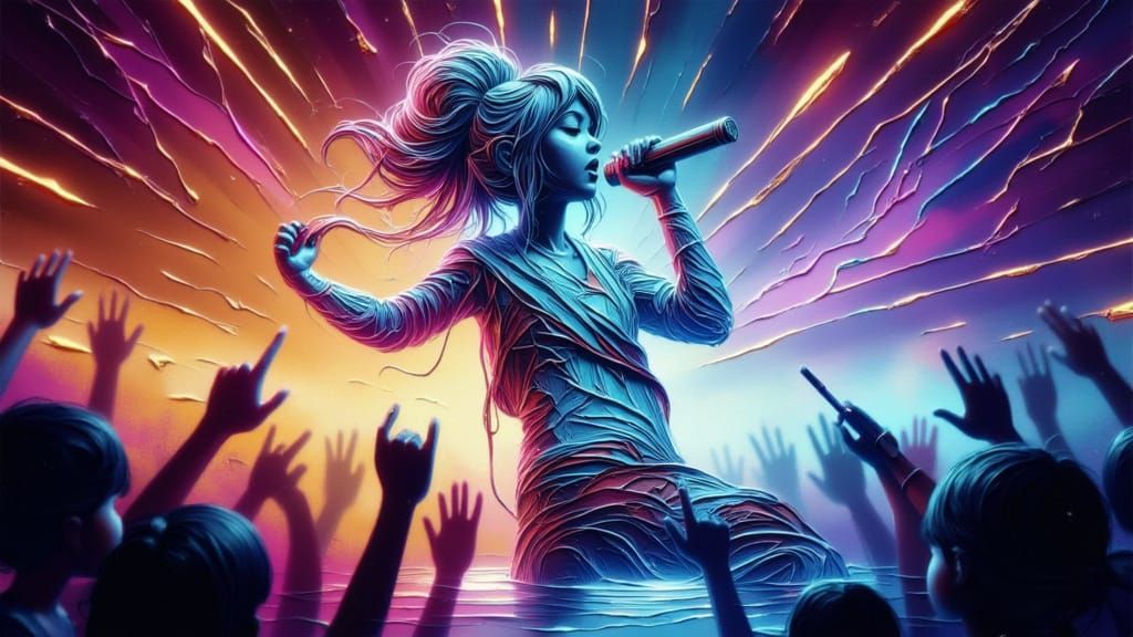 Virtual Singer's "Electric Tempest" Performance