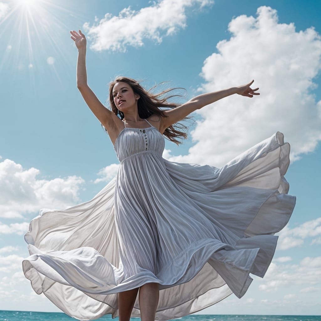 Sundress in Elegant Summer Style