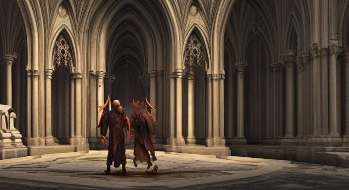 Diablo 4 Gothic Art Photoillustration