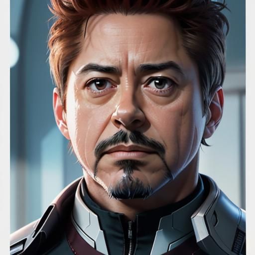 Self-Portrait of Tony Stark: AI-Generated Likeness