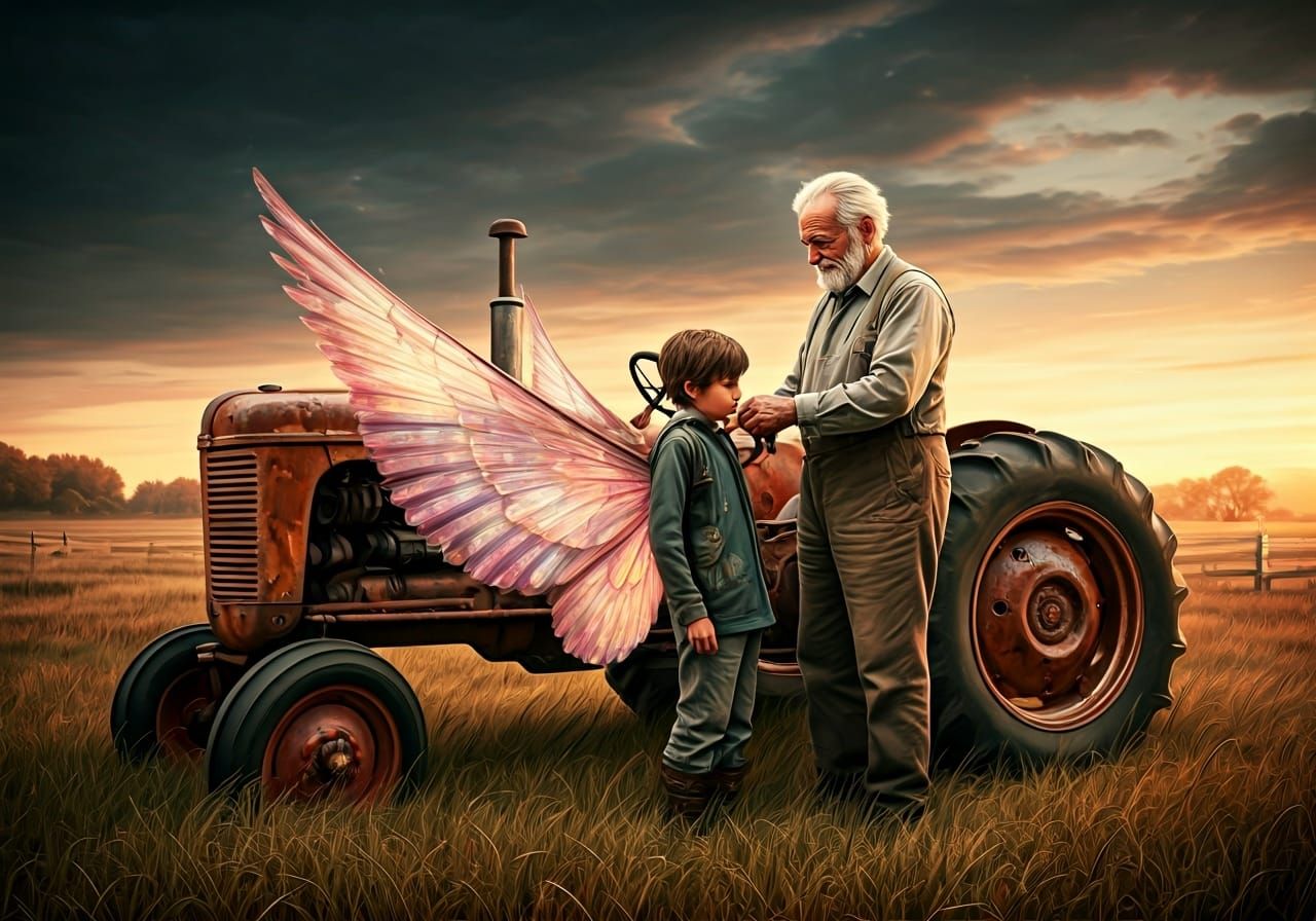 Retro Atompunk Farm: Wings of Tomorrow