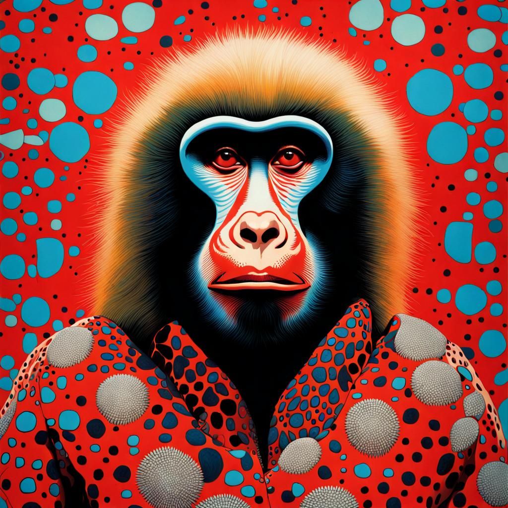 Baboon Marketing Strategy: Intricate Detailed Artwork