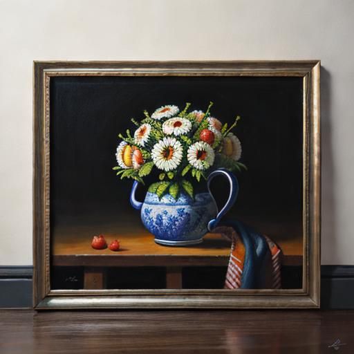Photorealistic Still Life in Digital Oil Painting