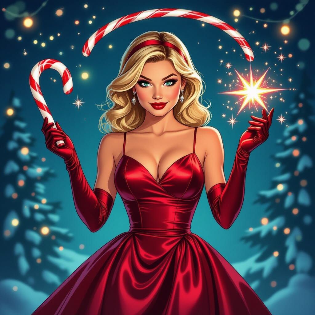 Magical Sabrina and Candy Cane Constellation