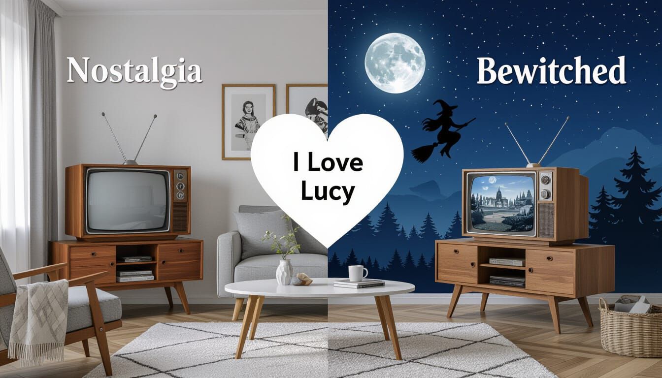 Duality: I Love Lucy and Bewitched in Nostalgic Styles