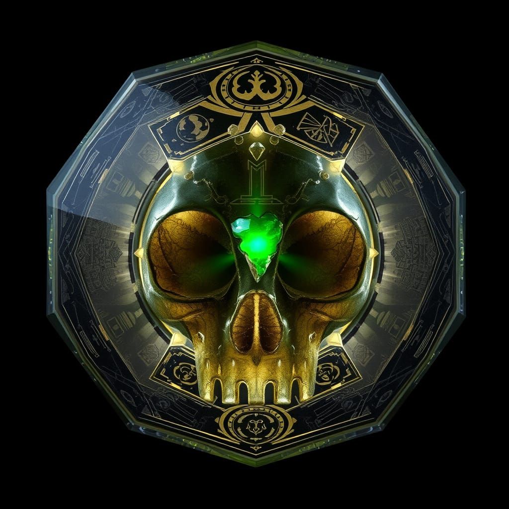 Futuristic Holocron of Aestas Theron Sarolta