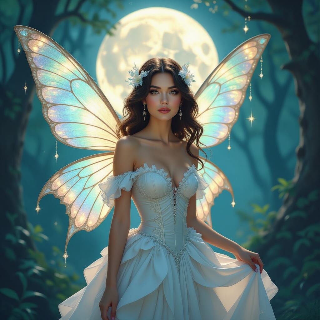 Bettie Mae as a Fairy in Enchanted Forest