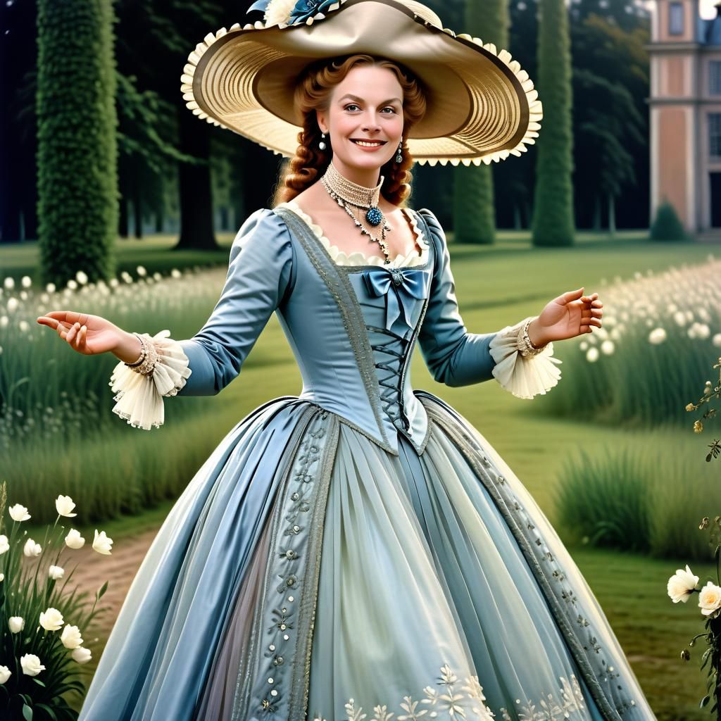 Iconic 18th century woman