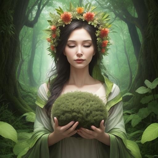 AI Interpretation of Mother Nature