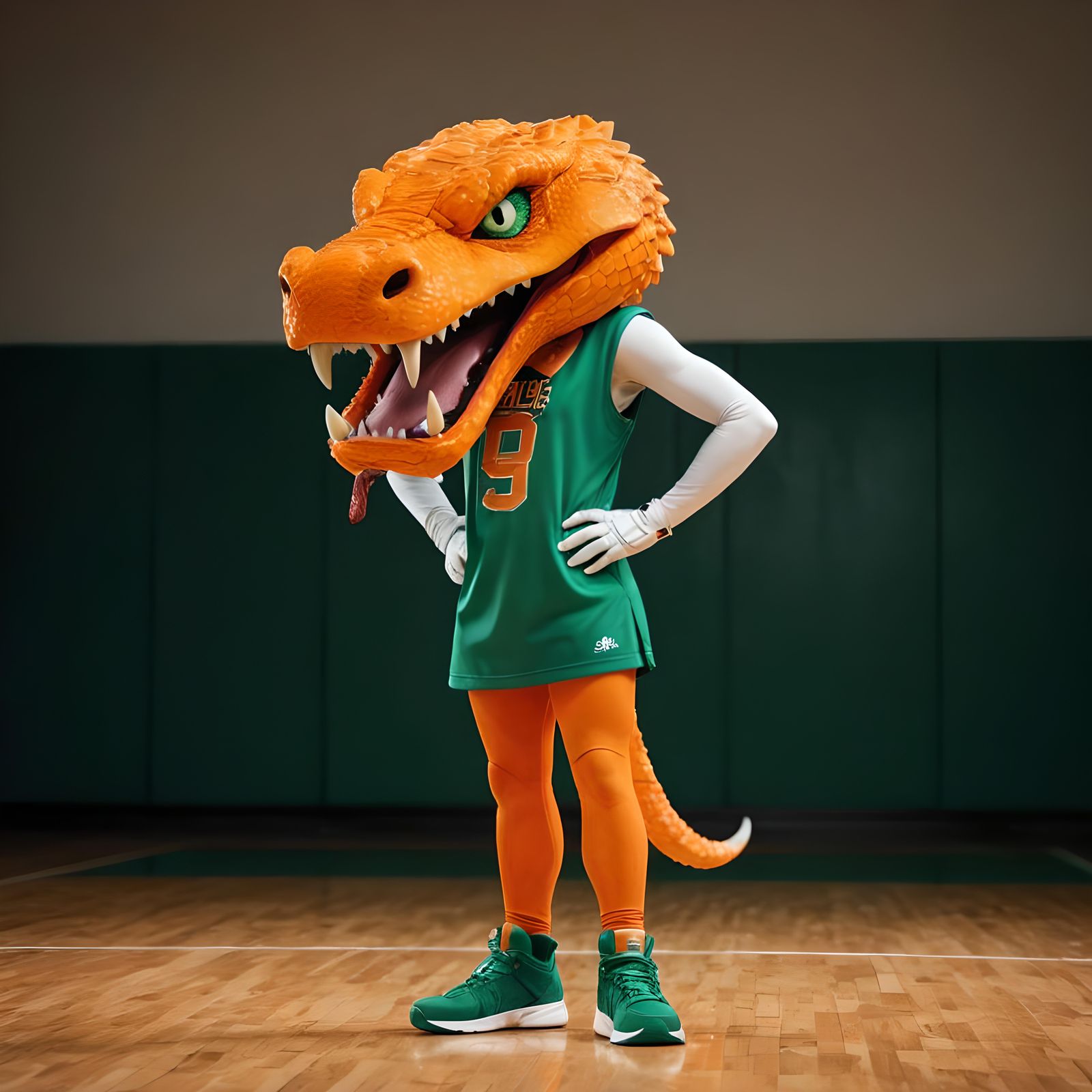 Florida A&M Rattlers Uniform with Rattlesnake Design