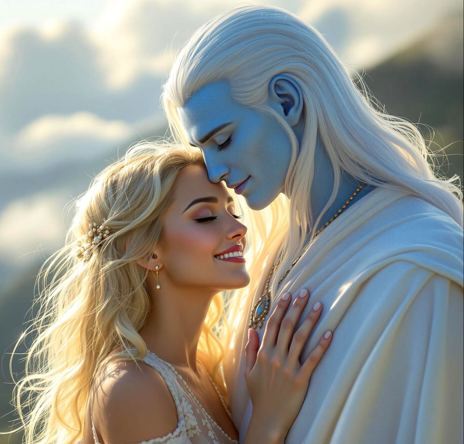 Enchanted Couple in Soft Morning Light