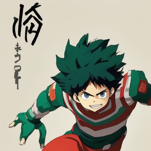 Izuku Concept Art in Unreal Engine 5