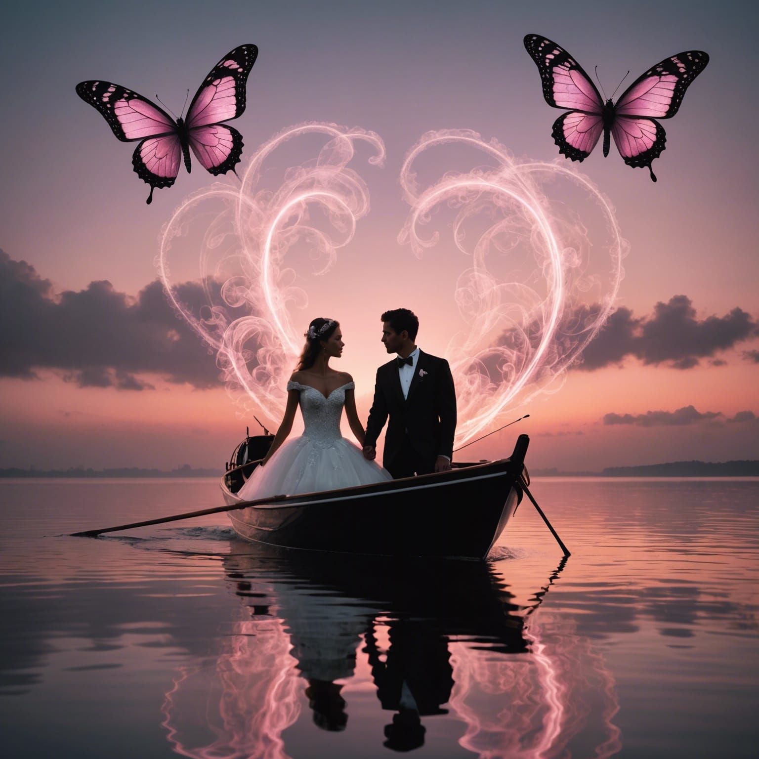 Butterfly on Cat Nose: Anime Style