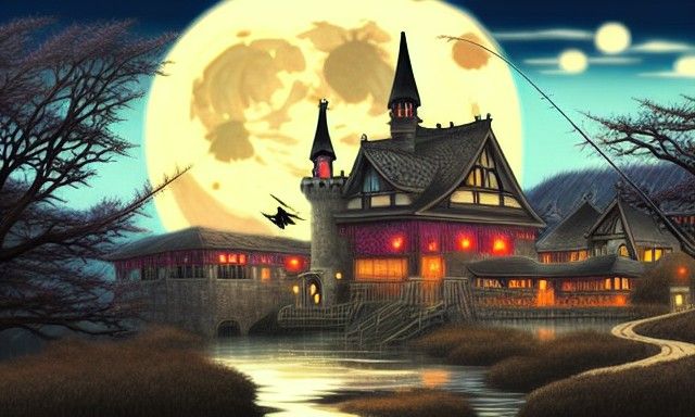 Anime Vampire Castle with Ruby Rivers