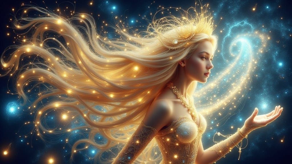 Goddess Emerging from Interdimensional Vortex