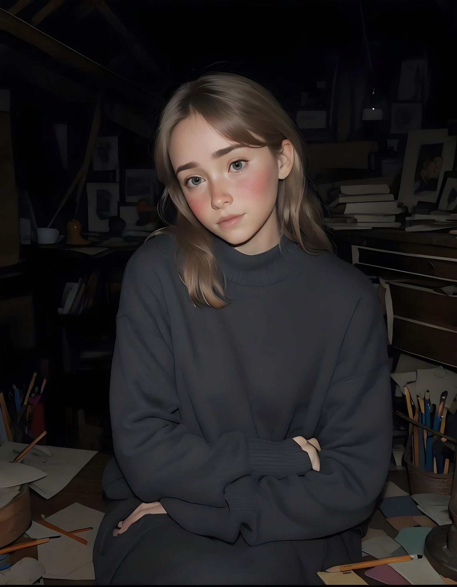 Subject in Disney Pixar Art Style