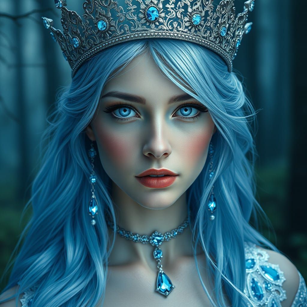 Ethereal Queen in Celestial Aesthetic