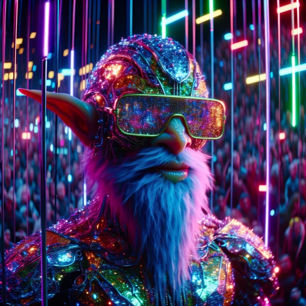 Cyberpunk Hip Hop Scene in 2077