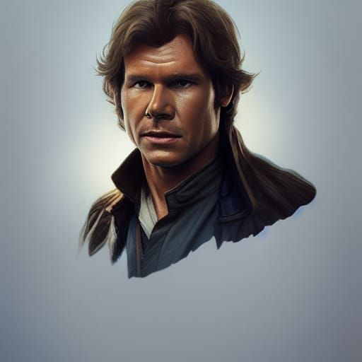 Detailed Portrait of Han Solo in Unreal Engine 5
