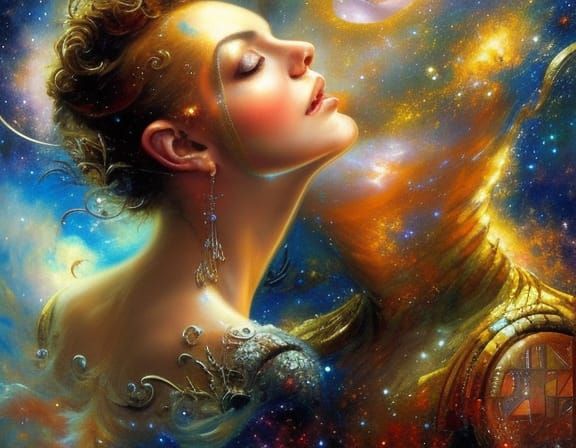 Star Twins in Galactic Fantasy Style