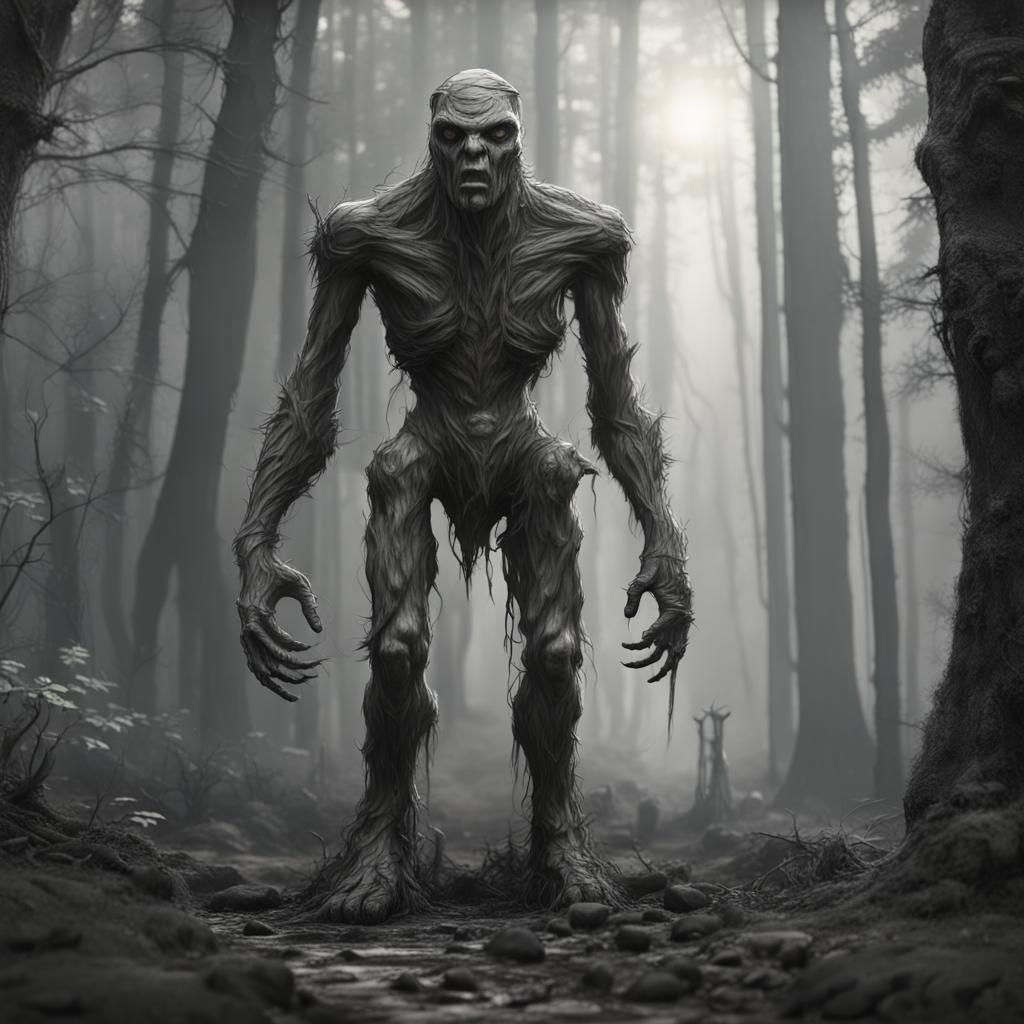 Jeeper Creeper in Dark Fantasy Forest