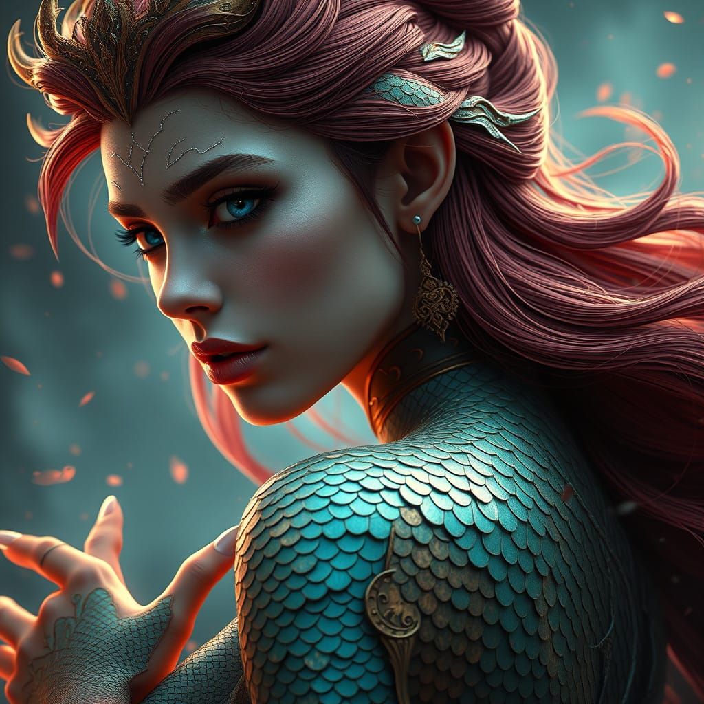 Ethereal Siren in Luminous Armor