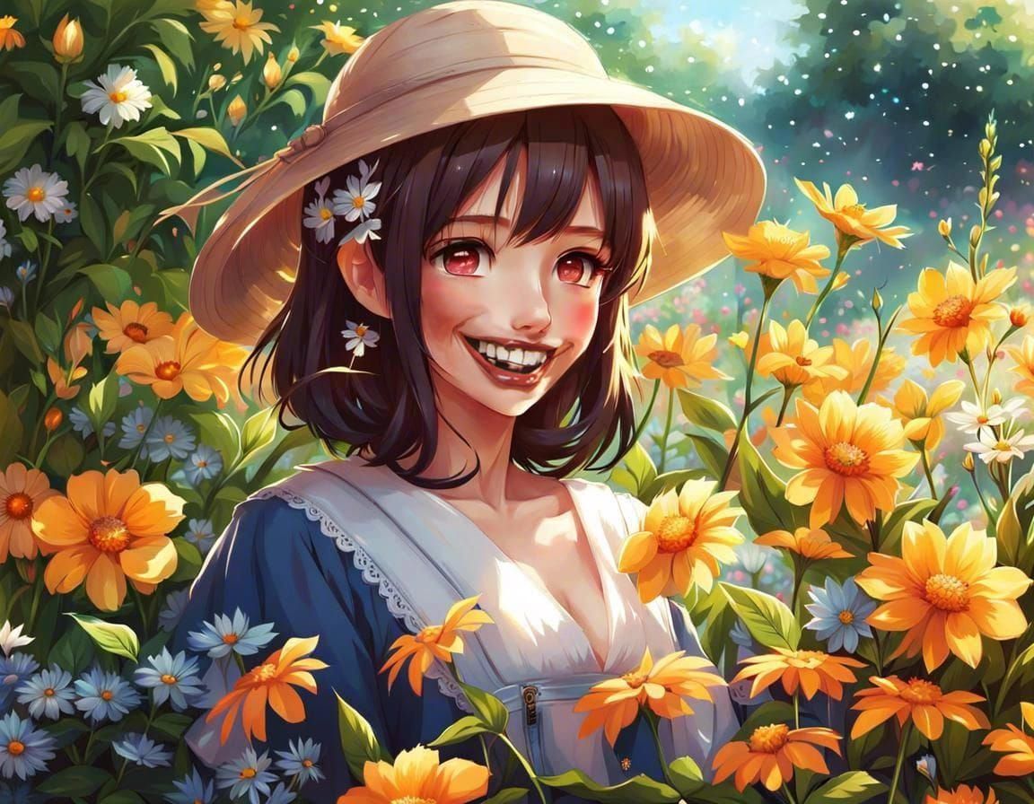 Grinning Hobgoblin in Comic Book Style