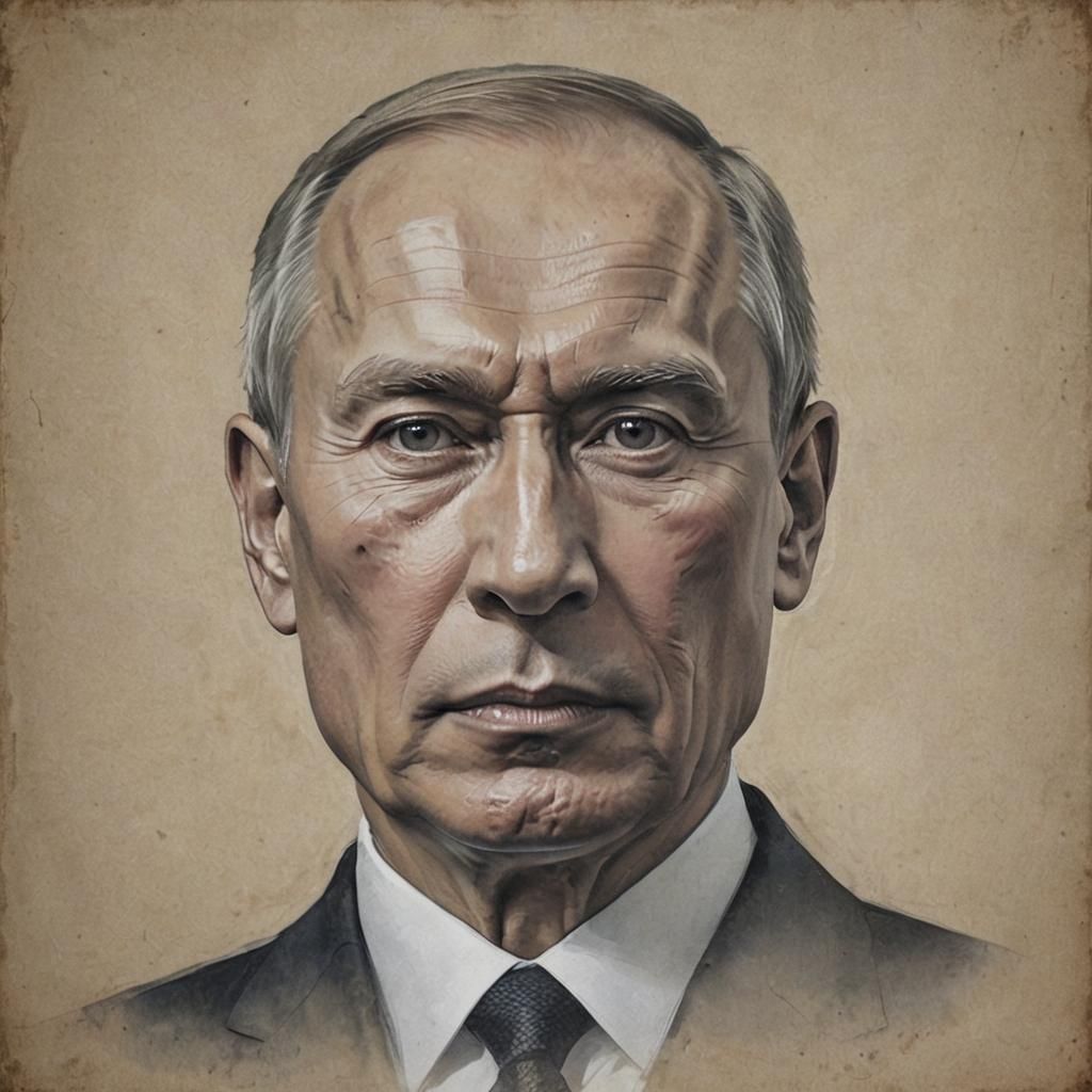 Official Portrait of the Current Russian President