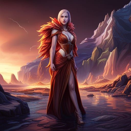 Fantastical Hot Women in Detailed Matte Painting