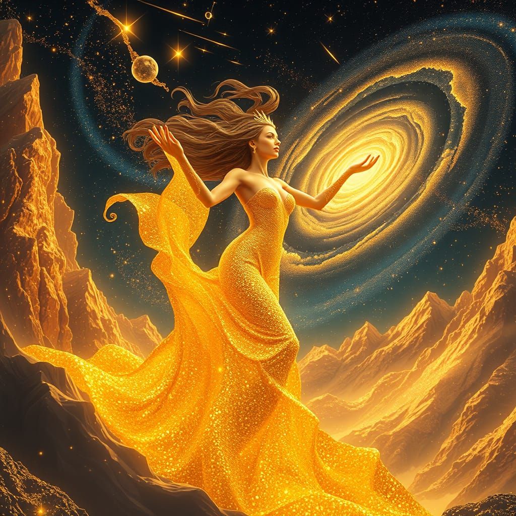 Molten Starlight: A Realm of Endless Glow