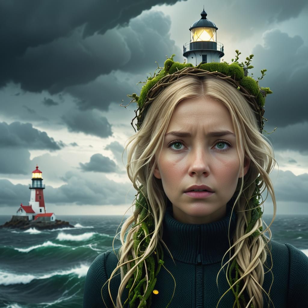 Whispers of Solitude: The Enigmatic Lighthouse atop Janice's...