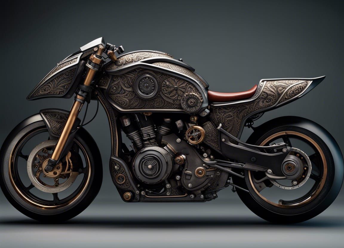 Ornate Steampunk Bike 4