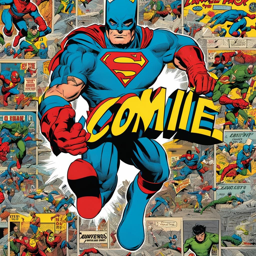 AI Generated Comic Book Style Image