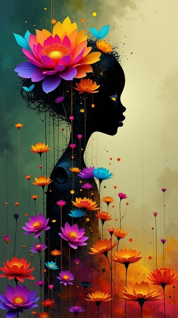 Surreal Divine Child of Earth, Wind, and Fire