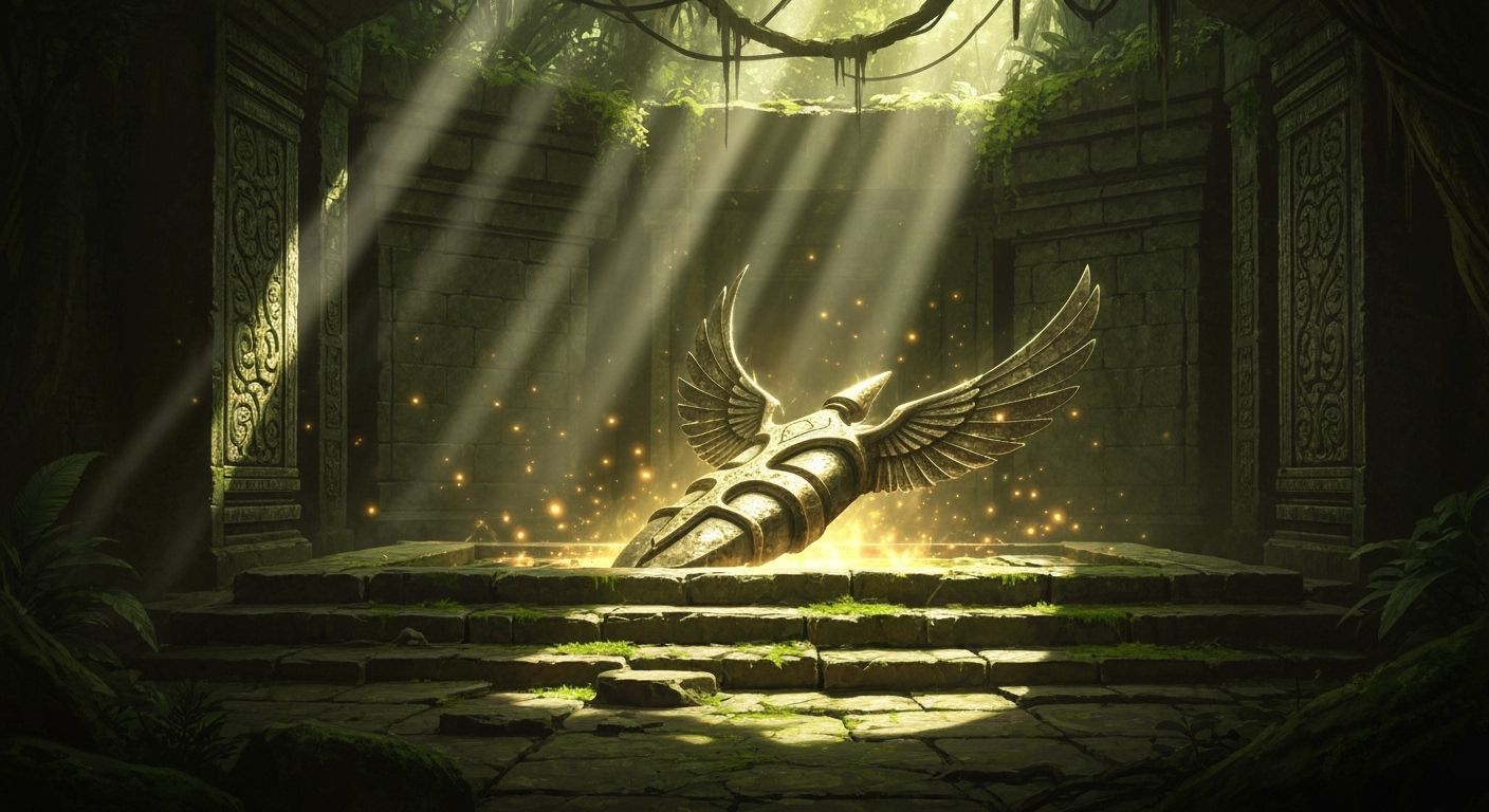 Ethereal Serpent Artifact Awakens in Jungle Temple