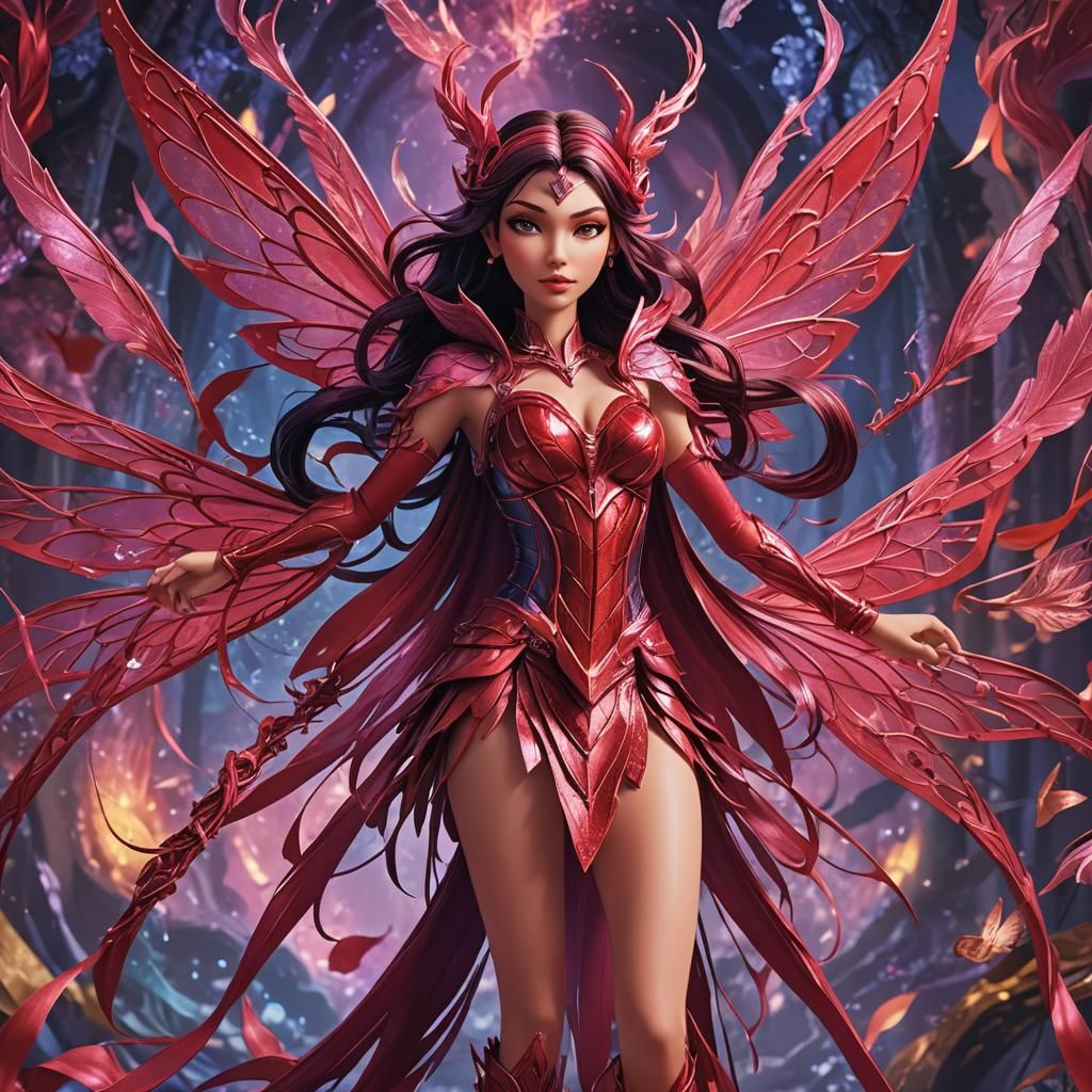 Musa Enchantix Fairy in 2D Art Style