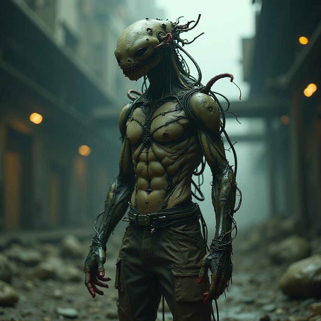 Strange Humanoid Alien / Mutant