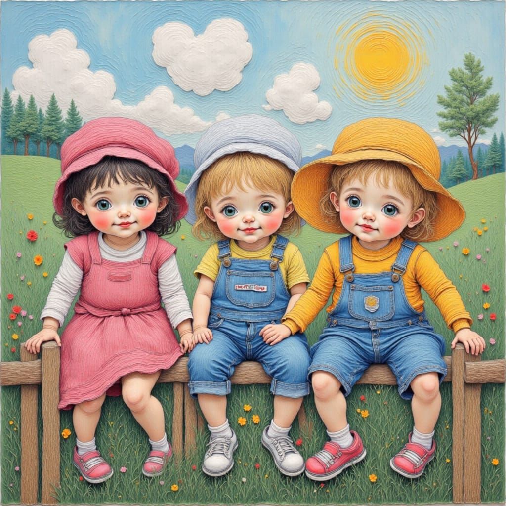 three other toddlers